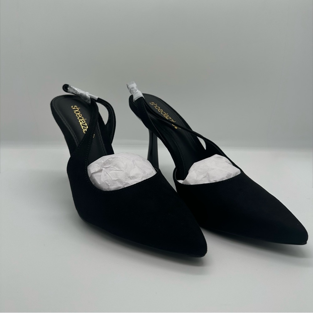 Shoe Dazzle Elegant Black Heels
